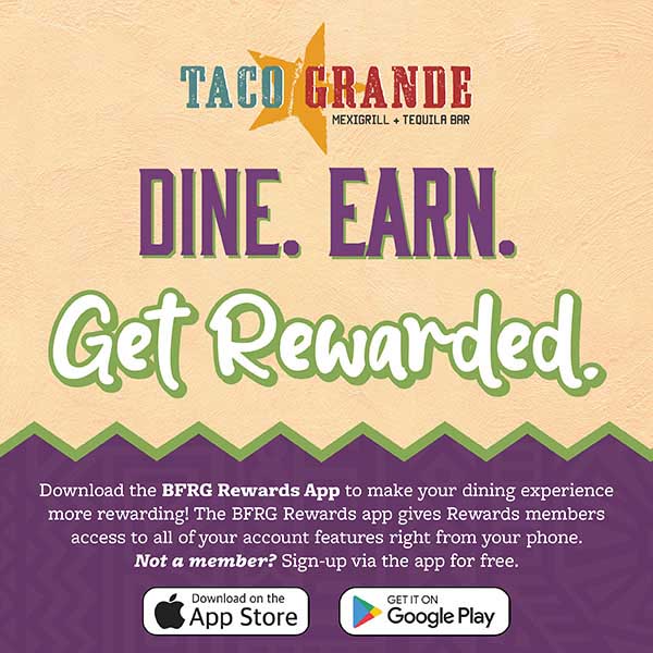 Join Taco Grande's Rewards Program