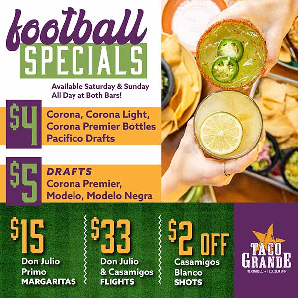 Join Taco Grande's Rewards Program