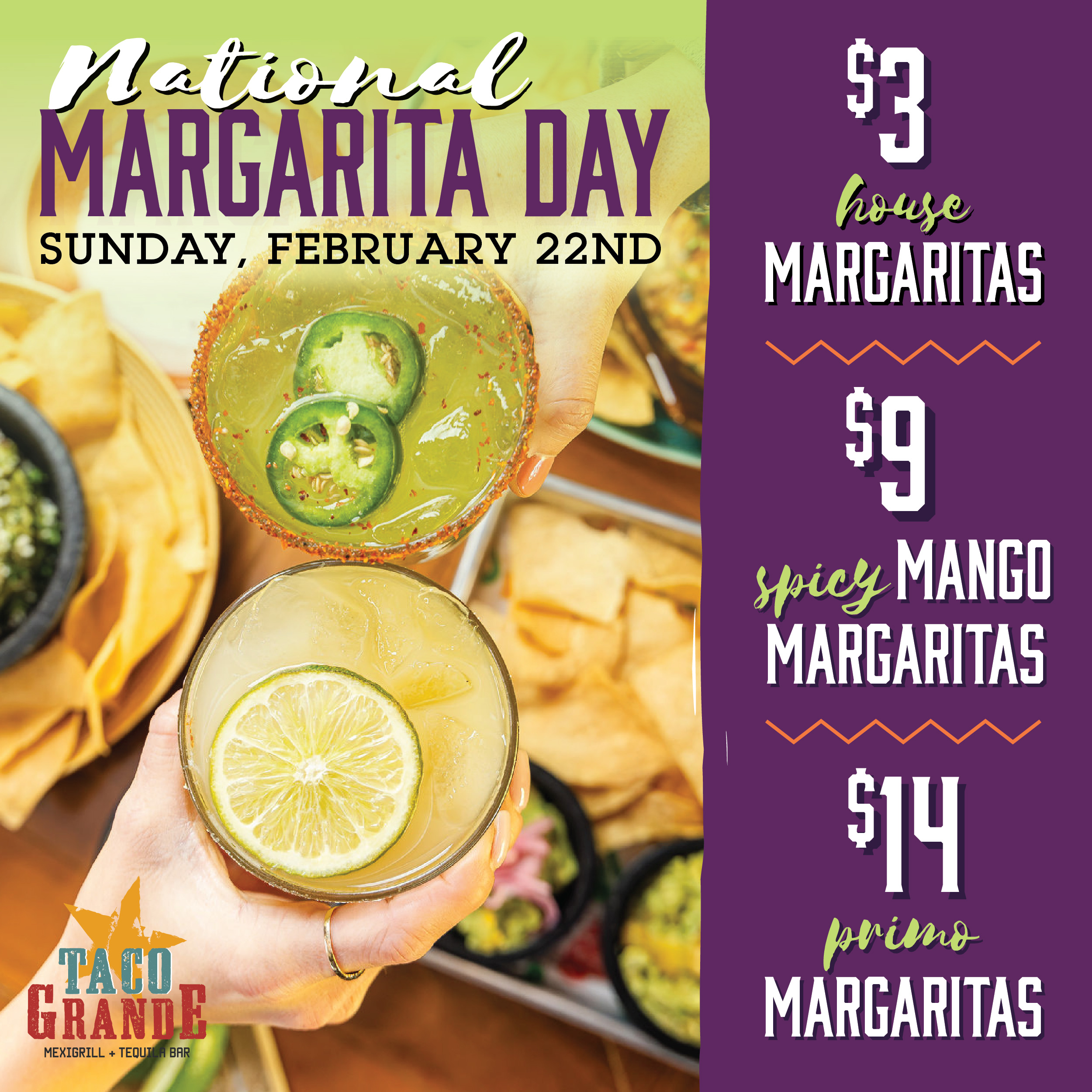 Join Taco Grande's Rewards Program