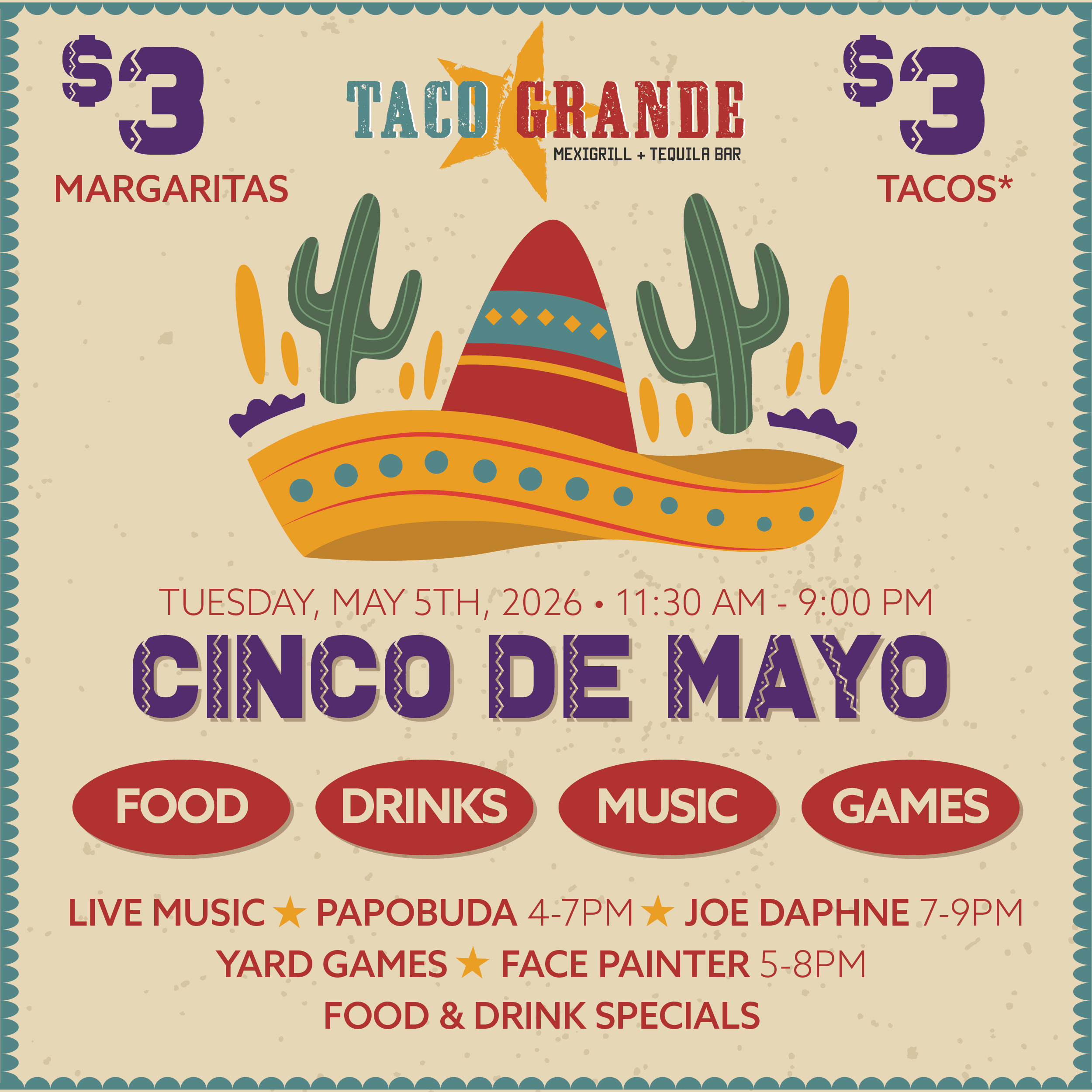 Join Taco Grande's Rewards Program